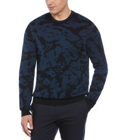 【送料無料】 ペリーエリス メンズ ニット・セーター アウター Men's Jacquard Camo Crewneck Pullover Sweater Titan