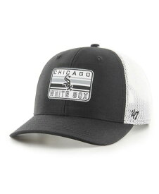 【送料無料】 47ブランド メンズ 帽子 アクセサリー Men's Black Chicago White Sox Drifter Trucker Adjustable Hat Black