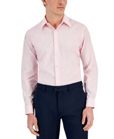 【送料無料】 クラブルーム メンズ シャツ トップス Men's Regular-Fit Solid Dress Shirt Parfait Pink