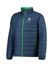 【送料無料】 コロンビア メンズ ジャケット・ブルゾン アウター Men's Navy Notre Dame Fighting Irish Powder Lite Omni-Heat Reflective Full-Zip Jacket Navy