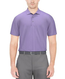 【送料無料】 ピージーエーツアー メンズ ポロシャツ トップス Men's Airflux Mesh Golf Polo Shirt Violet Tulip