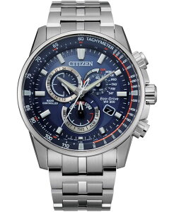 �V�`�Y�� �����Y �A�N�Z�T���[ �r���v T�V���c Citizen Eco-Drive Men's PCAT Stainless Steel Bracelet Watch 43mm Silver �V���o�[