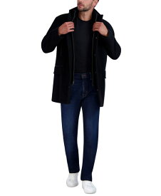 【送料無料】 コールハーン メンズ ジャケット・ブルゾン アウター Men's Heavy Plush Car Coat Black