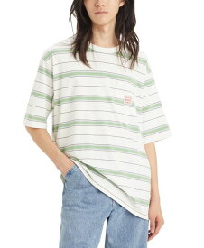 【送料無料】 リーバイス メンズ Tシャツ トップス Men's Workwear Relaxed-Fit Stripe Pocket T-Shirt Stanlee St