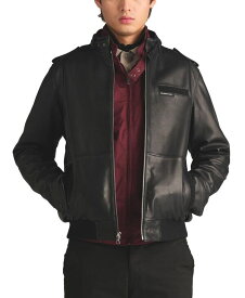 【送料無料】 メンバーズオンリー メンズ ジャケット・ブルゾン アウター Men's Iconic Leather Jacket Black
