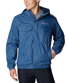 【送料無料】 コロンビア メンズ ジャケット・ブルゾン アウター Men's Lava Canyon Omni-Tech Full-Zip Hooded Rain Jacket Dark Mountain