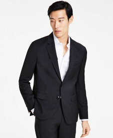 【送料無料】 フューゴ メンズ ジャケット・ブルゾン アウター by Hugo Boss Men's Modern Fit Wool Suit Jacket Black