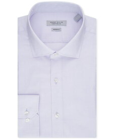 【送料無料】 ペリーエリス メンズ シャツ トップス Men's Modern-Fit Lux Twill Solid Dress Shirt Purple