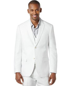 【送料無料】 ペリーエリス メンズ ジャケット・ブルゾン アウター Men's Linen Suit Jacket Bright White