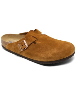 rPVgbN fB[X V[Y T_ U[ Birkenstock Men's Boston Soft Footbed Suede Leather Clogs from Finish Line Mink