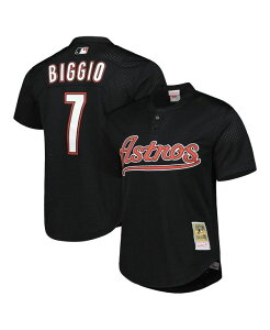 �~�b�`�F��&�l�X �����Y �g�b�v�X �V���c ���b�V�� �W���[�W�[ Mitchell & Ness Men's Craig Biggio Black Houston Astros Cooperstown Collection Mesh Batting Practice Jersey Black �u���b�N