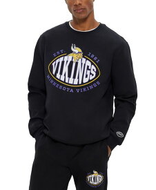 【送料無料】 ヒューゴボス メンズ パーカー・スウェット アウター Men's BOSS x NFL Sweatshirt Charcoal