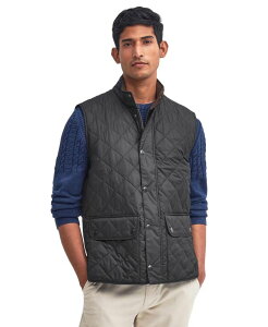 ouA[ Y AE^[ jbgEZ[^[ LeBO xXg Barbour Men's Lowerdale Quilted Vest Black ubN