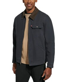 【送料無料】 リーバイス メンズ ジャケット・ブルゾン アウター Men's Canvas Utility Jacket Navy