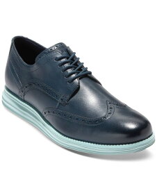 【送料無料】 コールハーン メンズ オックスフォード シューズ Men's OriginalGrand Lace-Up Wingtip Oxford Shoes Blue Wing Teal/cloud Blue