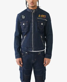 【送料無料】 トゥルーレリジョン メンズ ジャケット・ブルゾン アウター Men's Chad Moto Jacket Body Rinse