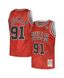 【送料無料】 ミッチェル&ネス メンズ シャツ トップス Men's Dennis Rodman Red Chicago Bulls 1997/98 Hardwood Classics Asian Heritage 6.0 Swingman Throwback Player Jersey Red