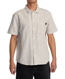 【送料無料】 ルーカ メンズ シャツ トップス Men's Dayshift Stripe II Short Sleeve Shirt Natural