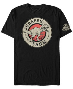 �t�B�t�X�T�� �����Y �g�b�v�X T�V���c ���S Fifth Sun Jurassic Park Men's Park is Open Logo Short Sleeve T-Shirt Black �u���b�N