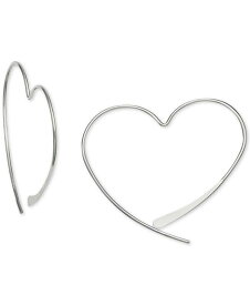 【送料無料】 ジャーニ ベルニーニ レディース ネックレス・チョーカー・ペンダントトップ アクセサリー Wire Heart Threader Earrings in Sterling Silver Sterling Silver