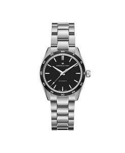 n~g fB[X ANZT[ rv TVc Hamilton Women's Swiss Automatic Jazzmaster Performer Stainless Steel Bracelet Watch 38mm Silver Vo[