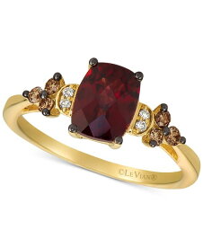 【送料無料】 ル ヴァン レディース リング アクセサリー Pomegranate Garnet (1-3/4 ct. t.w.) & Diamond (1/5 ct. t.w.) Ring in 14k Gold (Also in London Blue Topaz) Garnet/Yellow Gold