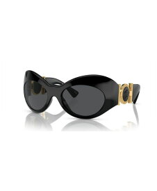 【送料無料】 ヴェルサーチ レディース サングラス・アイウェア アクセサリー Women's Sunglasses VE4462 Black