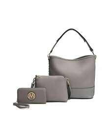 【送料無料】 MKFコレクション レディース ハンドバッグ バッグ Ultimate Hobo Bag with Pouch Wallet by Mia K. Grey