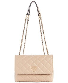 【送料無料】 ゲス レディース ショルダーバッグ バッグ Tali Convertible Smal Crossbody Flap Light Beige