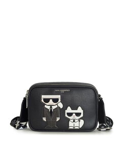 �J�[�� ���K�[�t�F���h ���f�B�[�X �o�b�O �V�����_�[�o�b�O KARL LAGERFELD PARIS Karl Lagerfeld Maybelle Karl And Choupette Crossbody Black �u���b�N