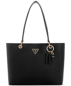 �Q�X ���f�B�[�X �o�b�O �g�[�g�o�b�O GUESS Noelle Medium Double Compartment Top Zip Tote Black �u���b�N