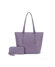 【送料無料】 MKFコレクション レディース ハンドバッグ バッグ Mina Handbag Set Women's Tote Bag and Wristlet Wallet by Mia K Lilac