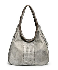 【送料無料】 オールドトレンド レディース ハンドバッグ バッグ Women's Genuine Leather Dorado Expandable Hobo Bag Gray