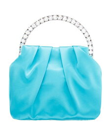 【送料無料】 ニナ レディース ハンドバッグ バッグ Crystal Handle Satin Pouch Bag Cielo