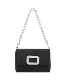 【送料無料】 ニナ レディース ショルダーバッグ バッグ Shoulder Bag with Crystal Ornament And Strap Black