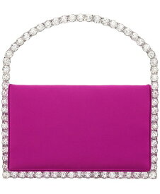 【送料無料】 ニナ レディース ハンドバッグ バッグ Satin with Crystal Frame Bag Parfait Pink
