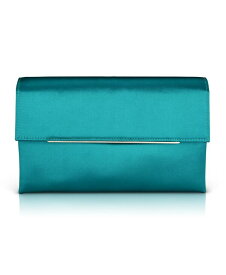 【送料無料】 ジュウェルダグレイミシュカ レディース クラッチバッグ バッグ Woman's Harper Satin Envelope Clutch Turquoise