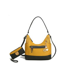 【送料無料】 MKFコレクション レディース ショルダーバッグ バッグ Charlotte Shoulder Bag With Matching Wallet by Mia K Mustard