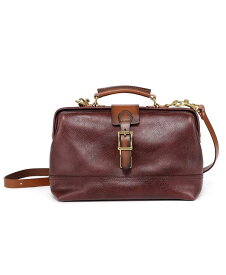 【送料無料】 オールドトレンド レディース ハンドバッグ バッグ Women's Genuine Leather Doctor Satchel Bag Brown