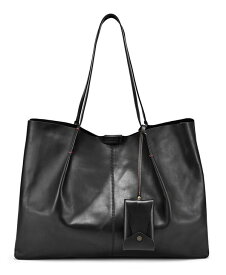 【送料無料】 オールドトレンド レディース トートバッグ バッグ Women's Calla Zipper Closure Gold-Tone Tote Bag Black
