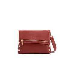 【送料無料】 ハミット レディース ショルダーバッグ バッグ VIP Medium Leather Crossbody Pom Red