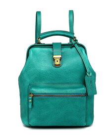 【送料無料】 オールドトレンド レディース バックパック・リュックサック バッグ Women's Genuine Leather Doctor Backpack Aqua