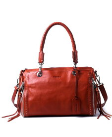 【送料無料】 オールドトレンド レディース ハンドバッグ バッグ Women's Genuine Leather Lily Satchel Bag Cognac