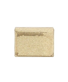 【送料無料】 ニナ レディース ショルダーバッグ バッグ Women's Crystal Crossbody Handbag Gold-Tone