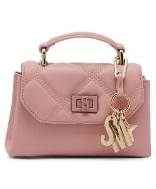 【送料無料】 スティーブ マデン レディース ハンドバッグ バッグ Bsymone Mini Micro Top Handle Satchel Bag Blush