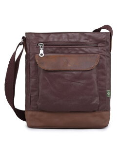 TSD�u�����h ���f�B�[�X �o�b�O �V�����_�[�o�b�O �R�[�g TSD BRAND Urban Light Coated Canvas Crossbody Bag Brown �u���E��