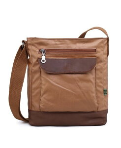 TSD�u�����h ���f�B�[�X �o�b�O �V�����_�[�o�b�O �R�[�g TSD BRAND Urban Light Coated Canvas Crossbody Bag Khaki �J�[�L