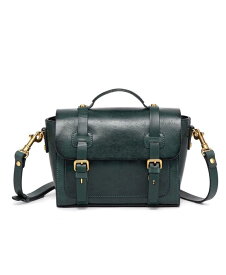 【送料無料】 オールドトレンド レディース ハンドバッグ バッグ Women's Genuine Leather Focus Mini Satchel Bag Teal