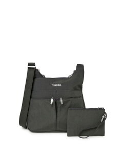 �o�b�K���[�j ���f�B�[�X �o�b�O �V�����_�[�o�b�O Baggallini Cross Over Crossbody with RFID Charcoal �`���R�[��