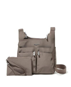 �o�b�K���[�j ���f�B�[�X �o�b�O �V�����_�[�o�b�O Baggallini Cross Over Crossbody with RFID Taupe �g�[�v
